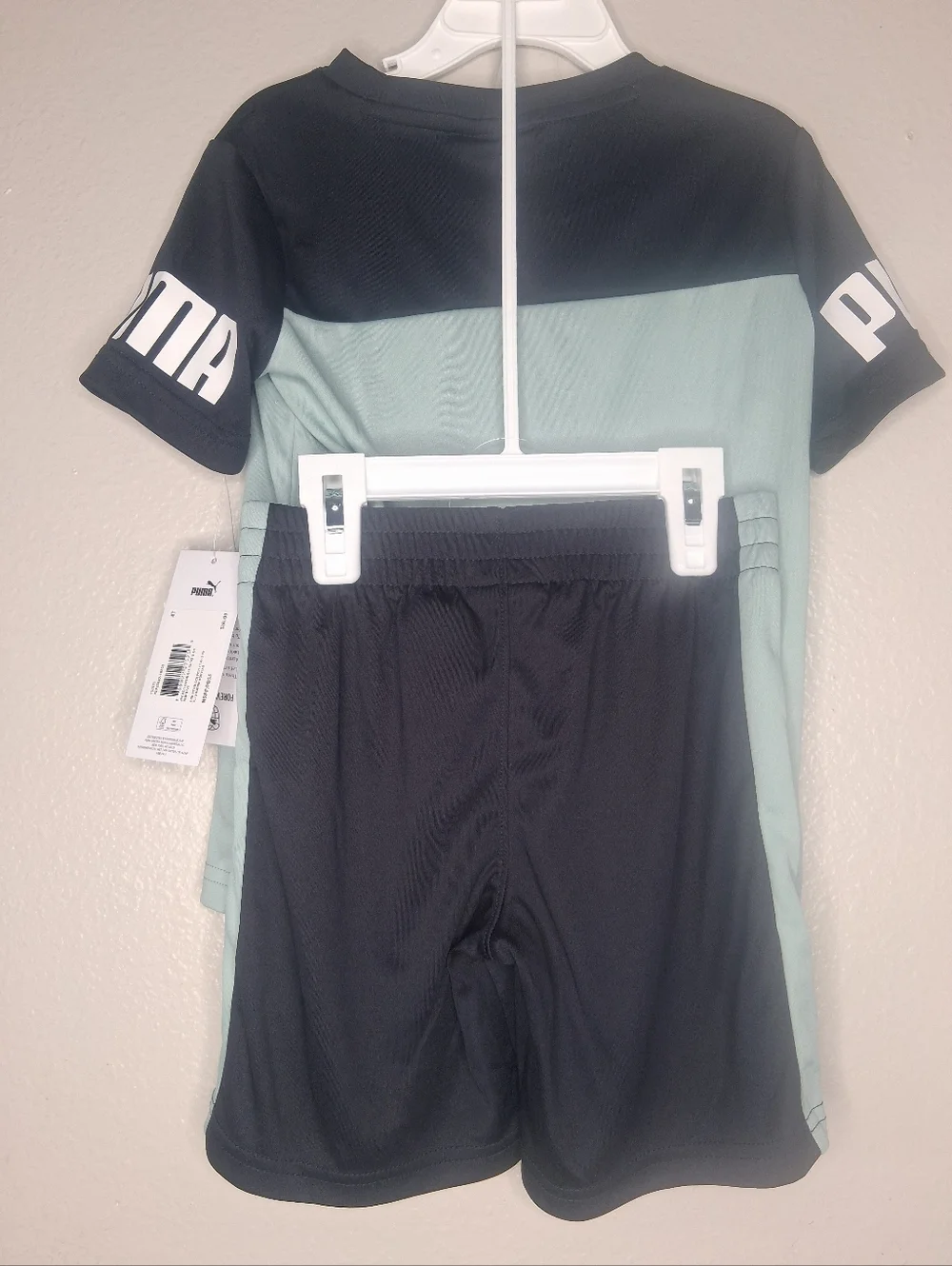 NWT Puma Boy's 2-Piece Performance T-Shirt & Shorts Activeware Multicolor Sz 4T